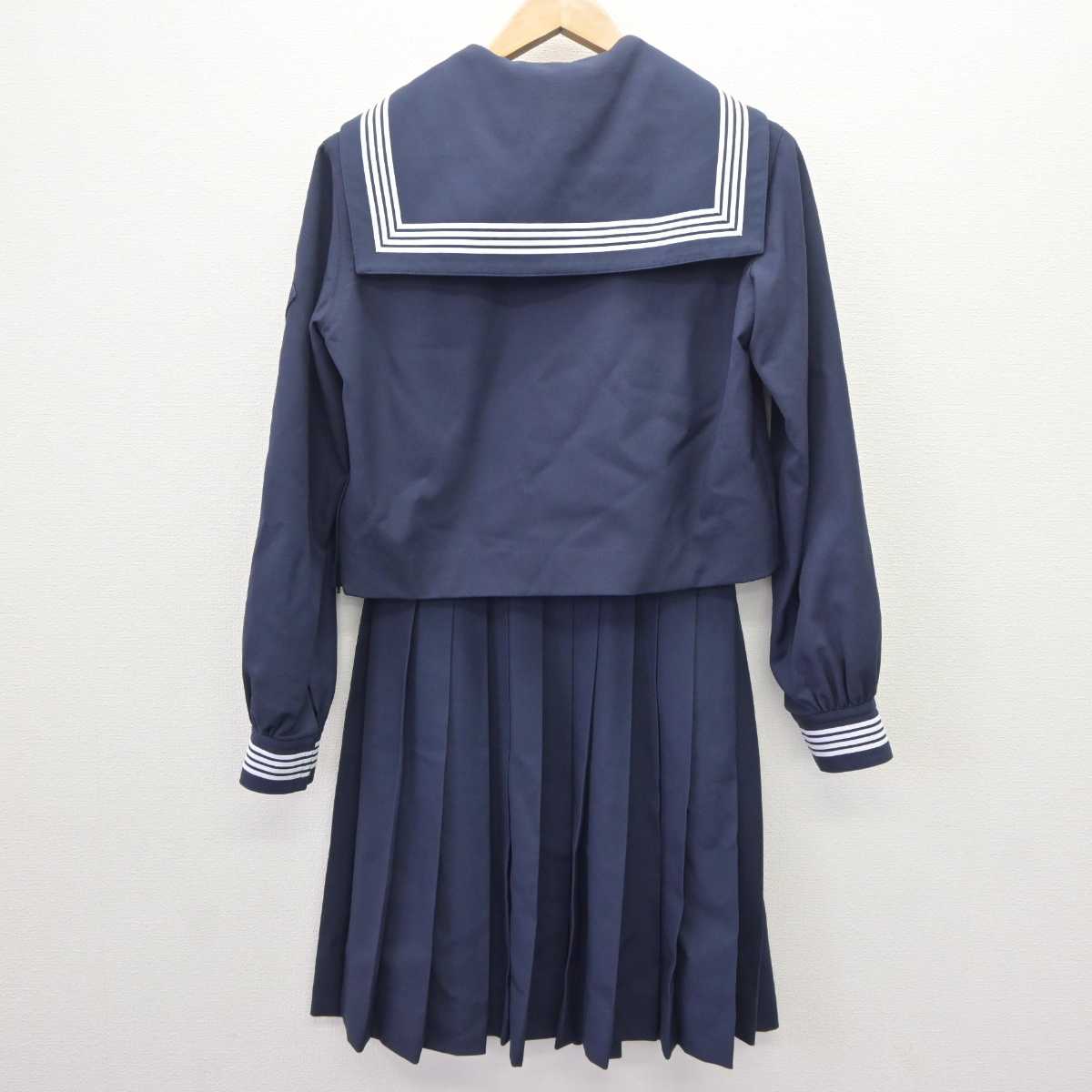 【中古】宮城県 常盤木学園高等学校 女子制服 4点 (セーラー服・スカート) sf063814