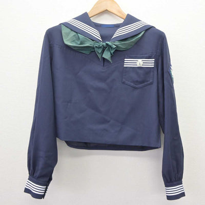 【中古】宮城県 常盤木学園高等学校 女子制服 4点 (セーラー服・スカート) sf063814