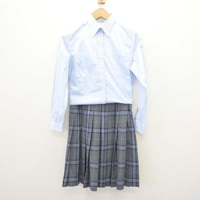 【中古】東京都 調布市立第八中学校 女子制服 3点 (シャツ・シャツ・スカート) sf063825