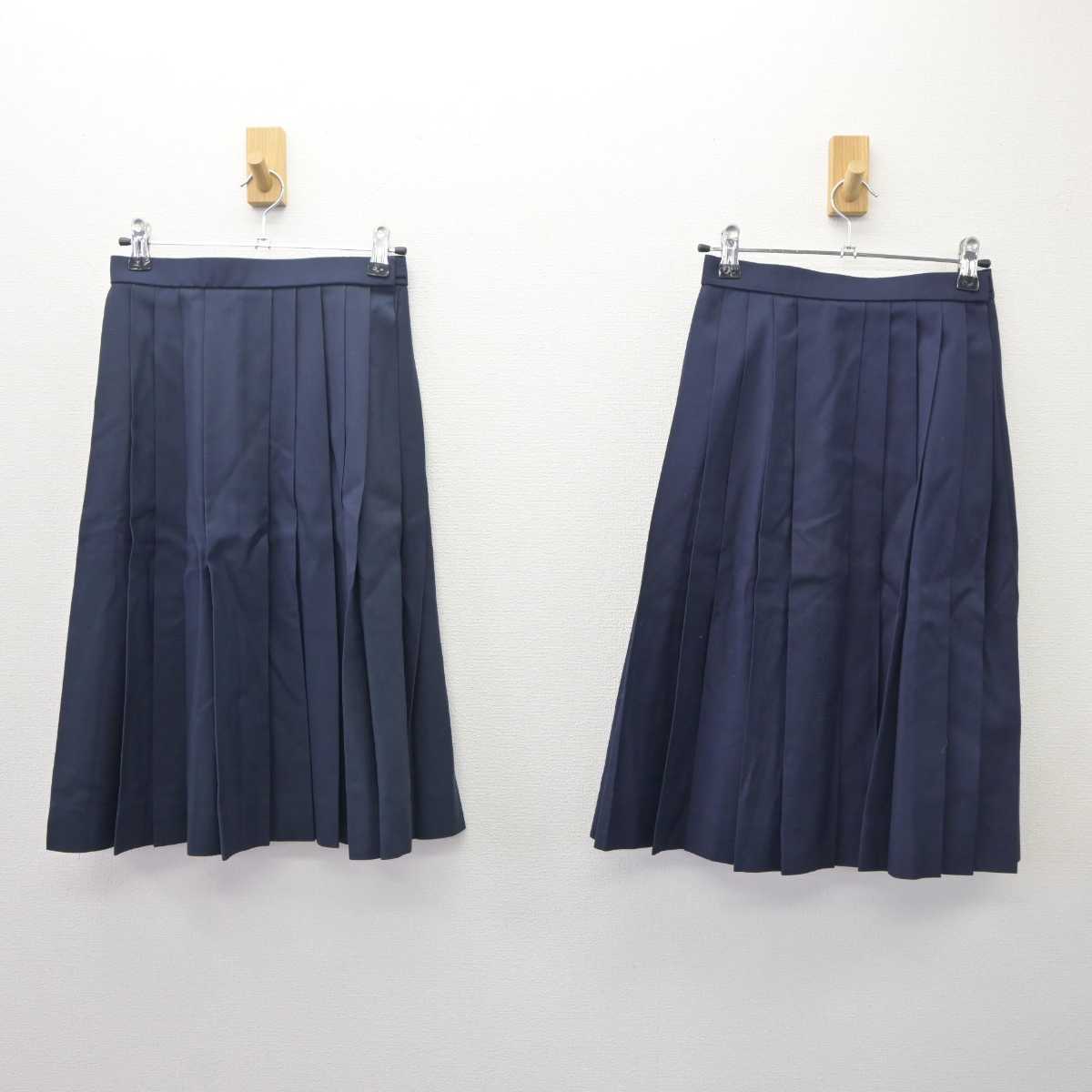 【中古】北海道 北星学園女子中学高等学校 女子制服 4点 (セーラー服・スカート) sf063826