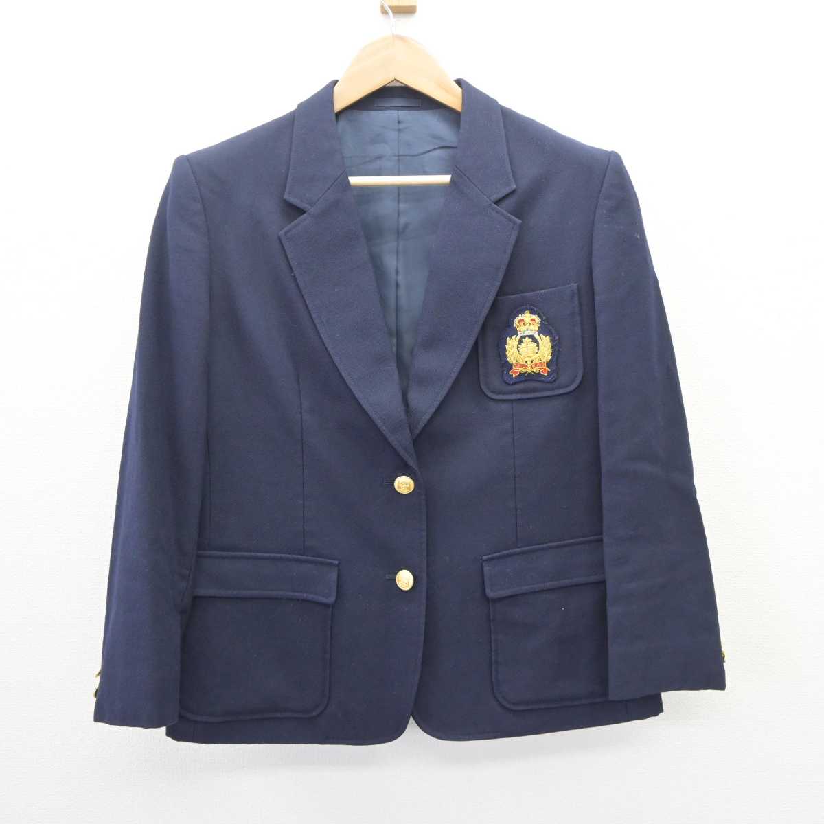 【中古】千葉県 流通経済大学付属柏高等学校 女子制服 2点 (ブレザー・スカート) sf063830