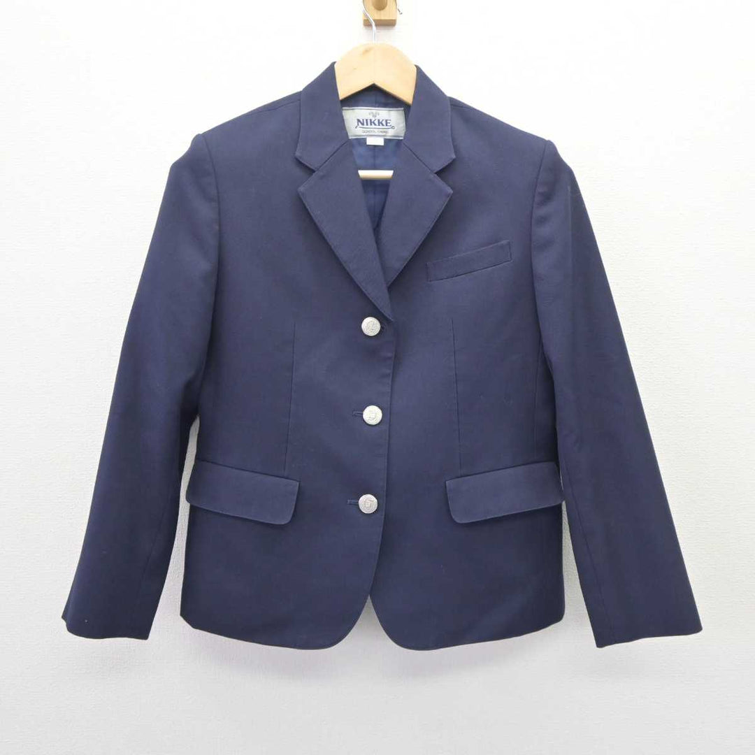 中古】三重県 四日市市立大池中学校 女子制服 3点 (ブレザー・スカート