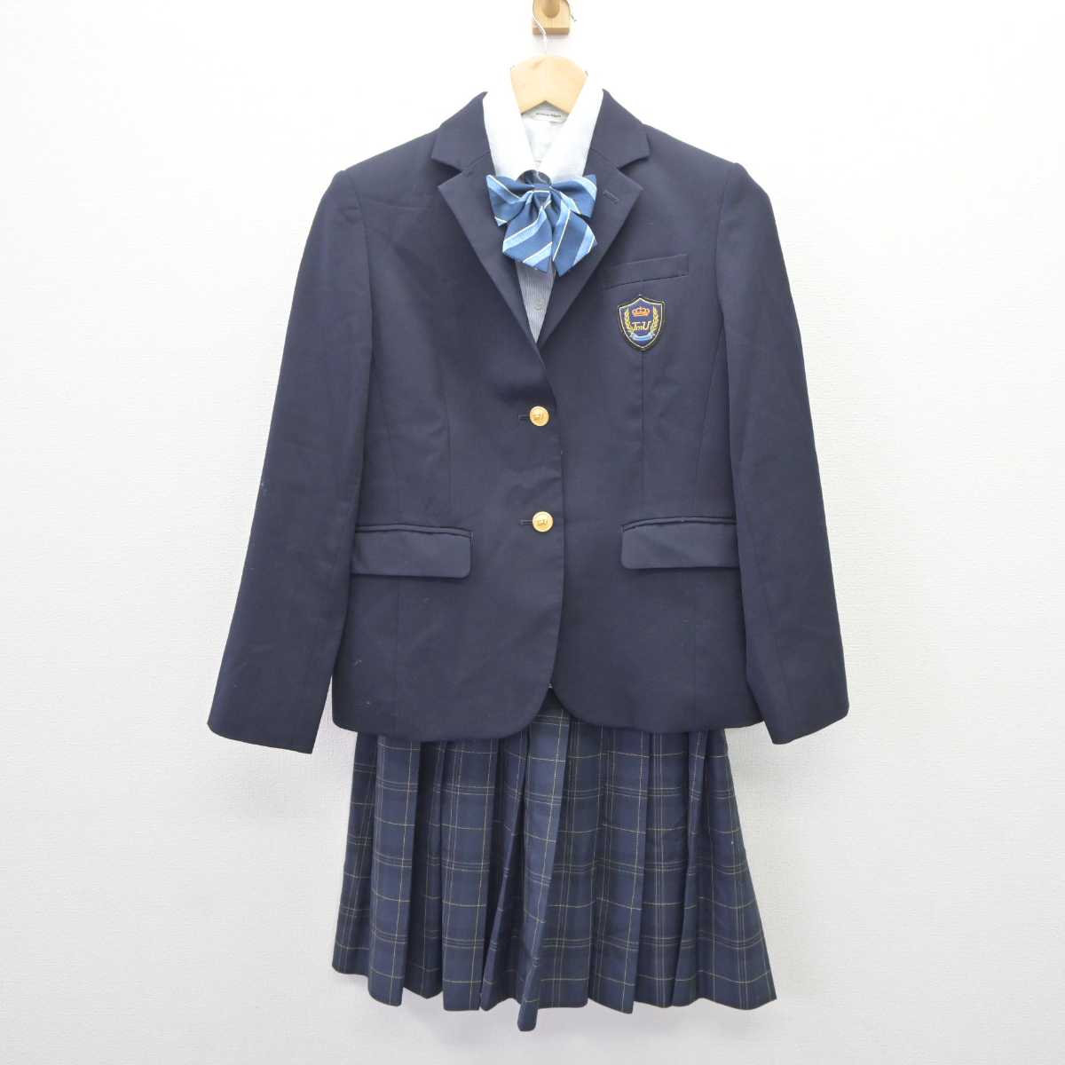 【中古】東京都 多摩大学目黒中学校・高等学校 女子制服 4点 (ブレザー・シャツ・スカート) sf063834