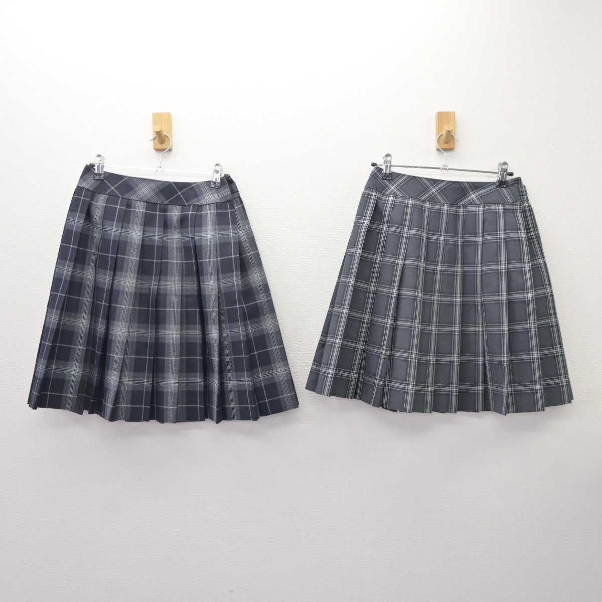 【中古】東京都 実践学園中学校・高等学校 女子制服 5点 (ブレザー・スカート・スカート) sf063837