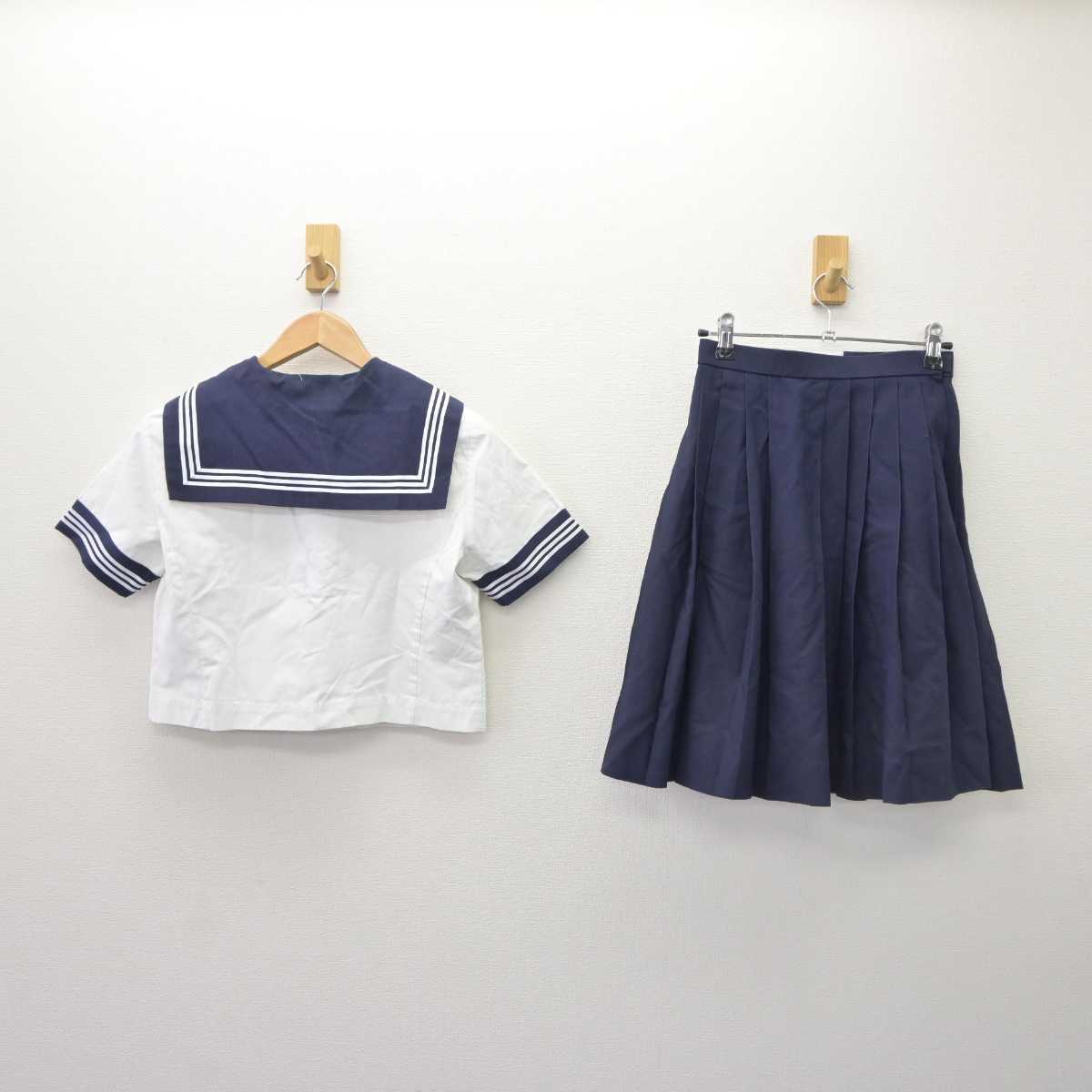 【中古】東京都 目白研心中学校・高等学校 女子制服 3点 (ニット・セーラー服・スカート) sf063839