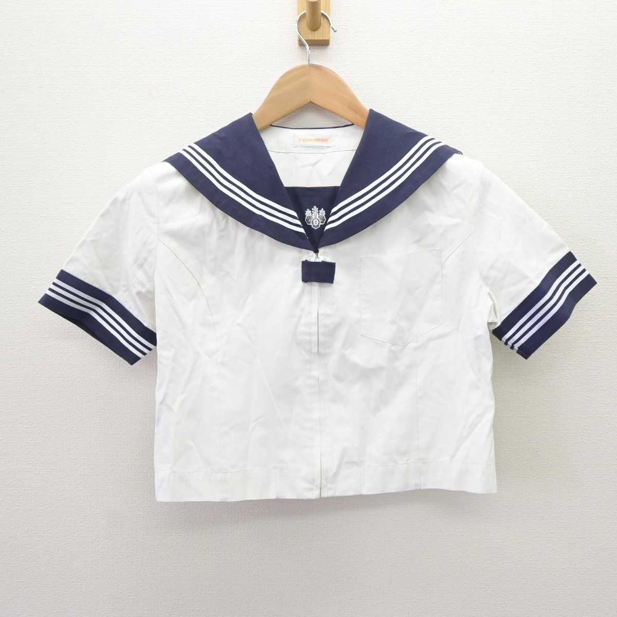 【中古】東京都 目白研心中学校・高等学校 女子制服 2点 (ニット・セーラー服) sf063840