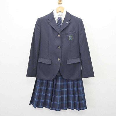 【中古】福岡県 福岡講倫館高等学校 女子制服 5点 (ブレザー・シャツ・スカート) sf063845