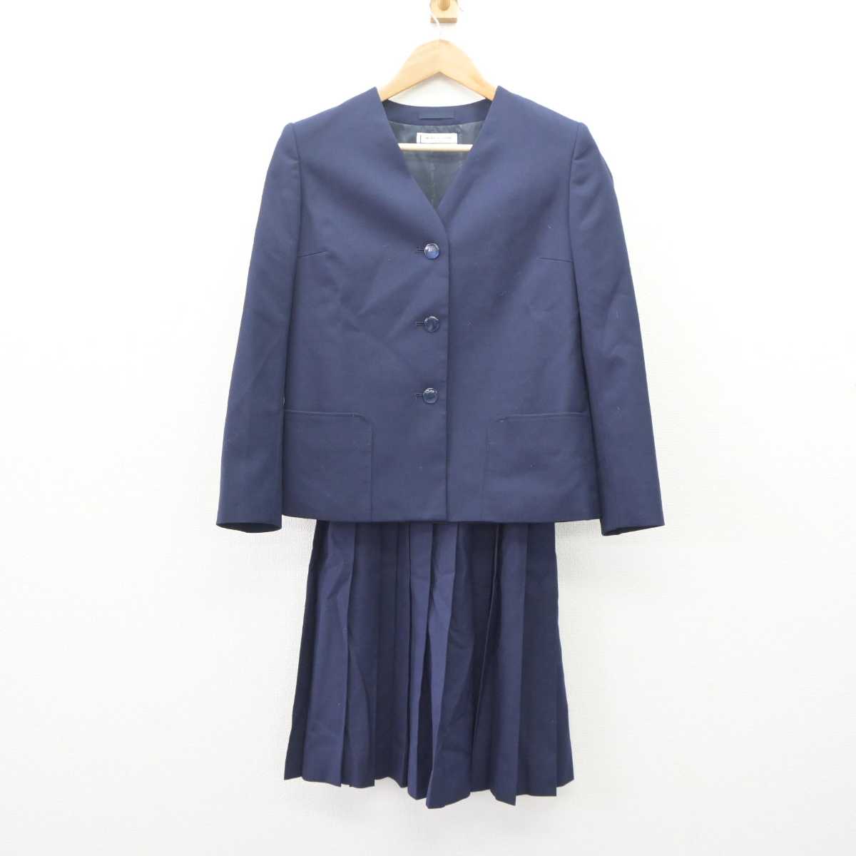 【中古】埼玉県 さいたま市立植竹中学校 女子制服 3点 (ブレザー・ベスト・スカート) sf063855