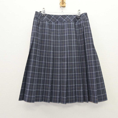 【中古】大阪府 北かわち皐が丘高等学校 女子制服 4点 (ニットベスト・シャツ・スカート) sf063861