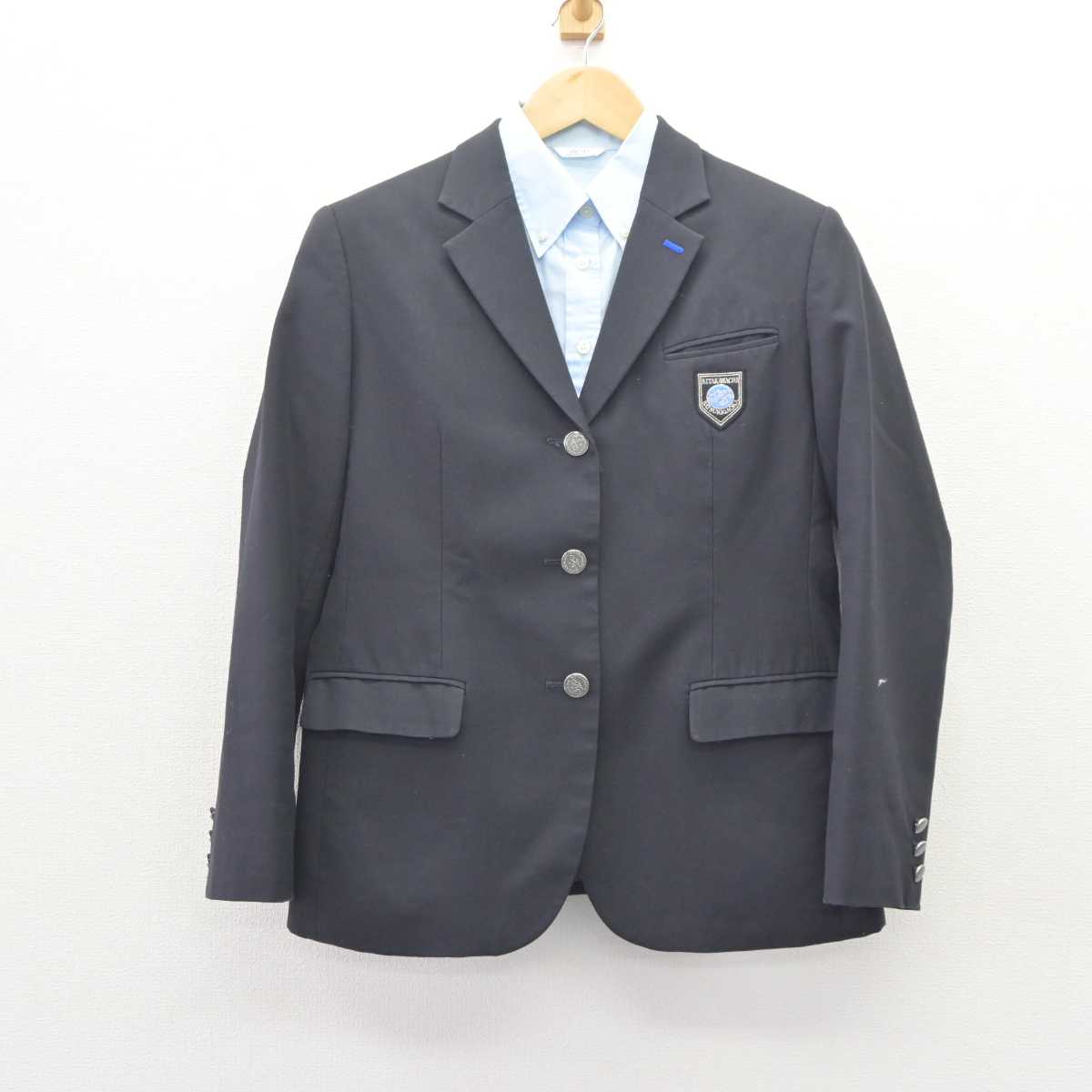 【中古】大阪府 北かわち皐が丘高等学校 女子制服 2点 (ブレザー・シャツ) sf063862