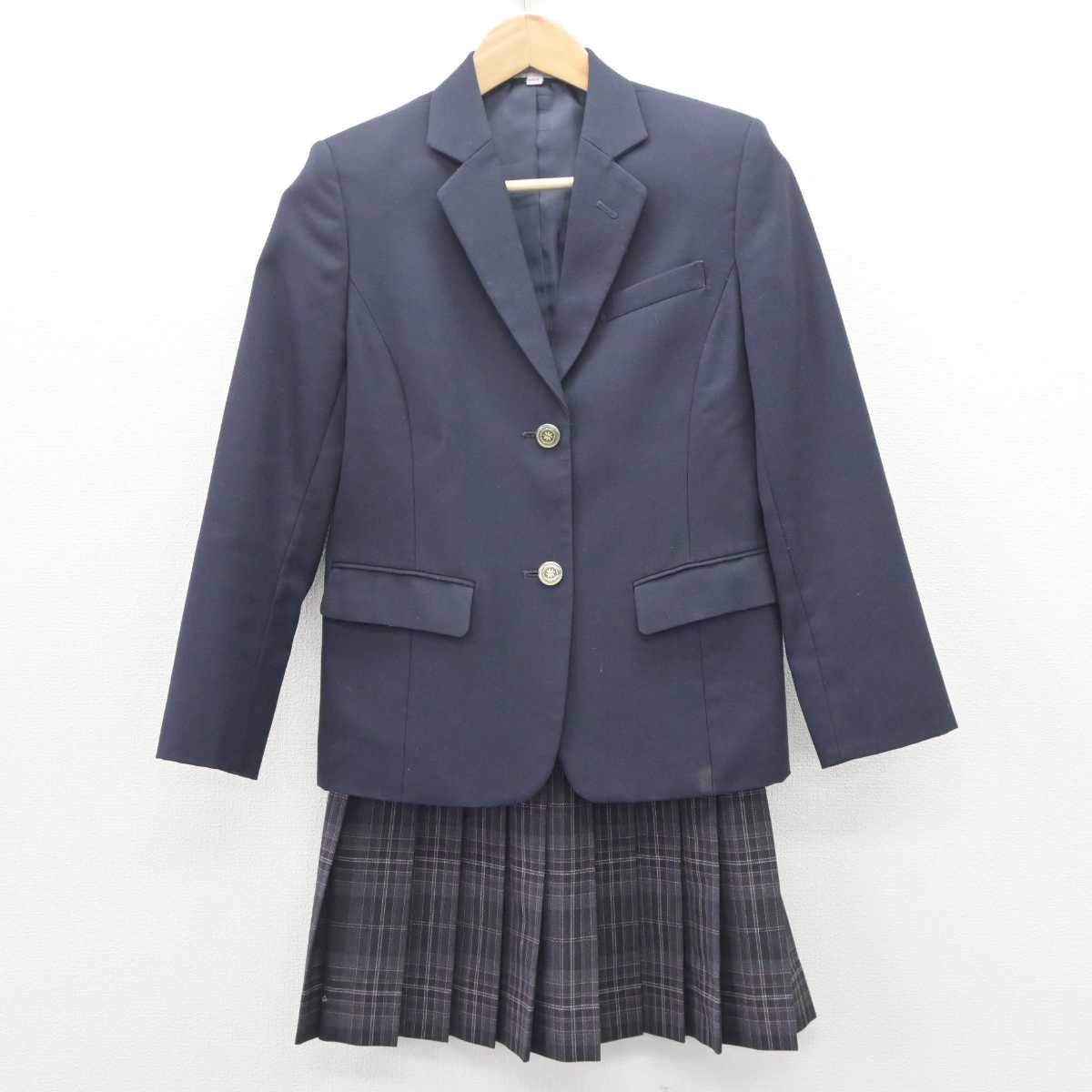 【中古】埼玉県 吹上秋桜高等学校 女子制服 3点 (ブレザー・スカート・スカート) sf063866