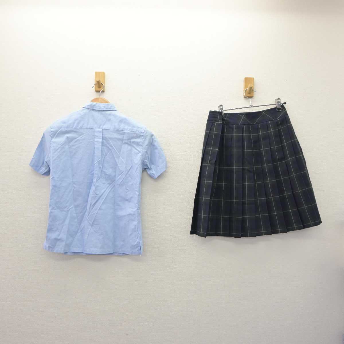 【中古】熊本県  玉名女子高等学校 女子制服 3点 (シャツ・スカート) sf063874