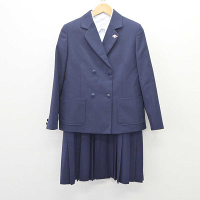 【中古】神奈川県 平塚市江陽中学校 女子制服 4点 (ブレザー・シャツ・ジャンパースカート) sf063879