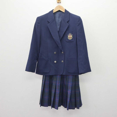 【中古】東京都 江戸川女子中学校・高等学校 女子制服 2点 (ブレザー・スカート) sf063883