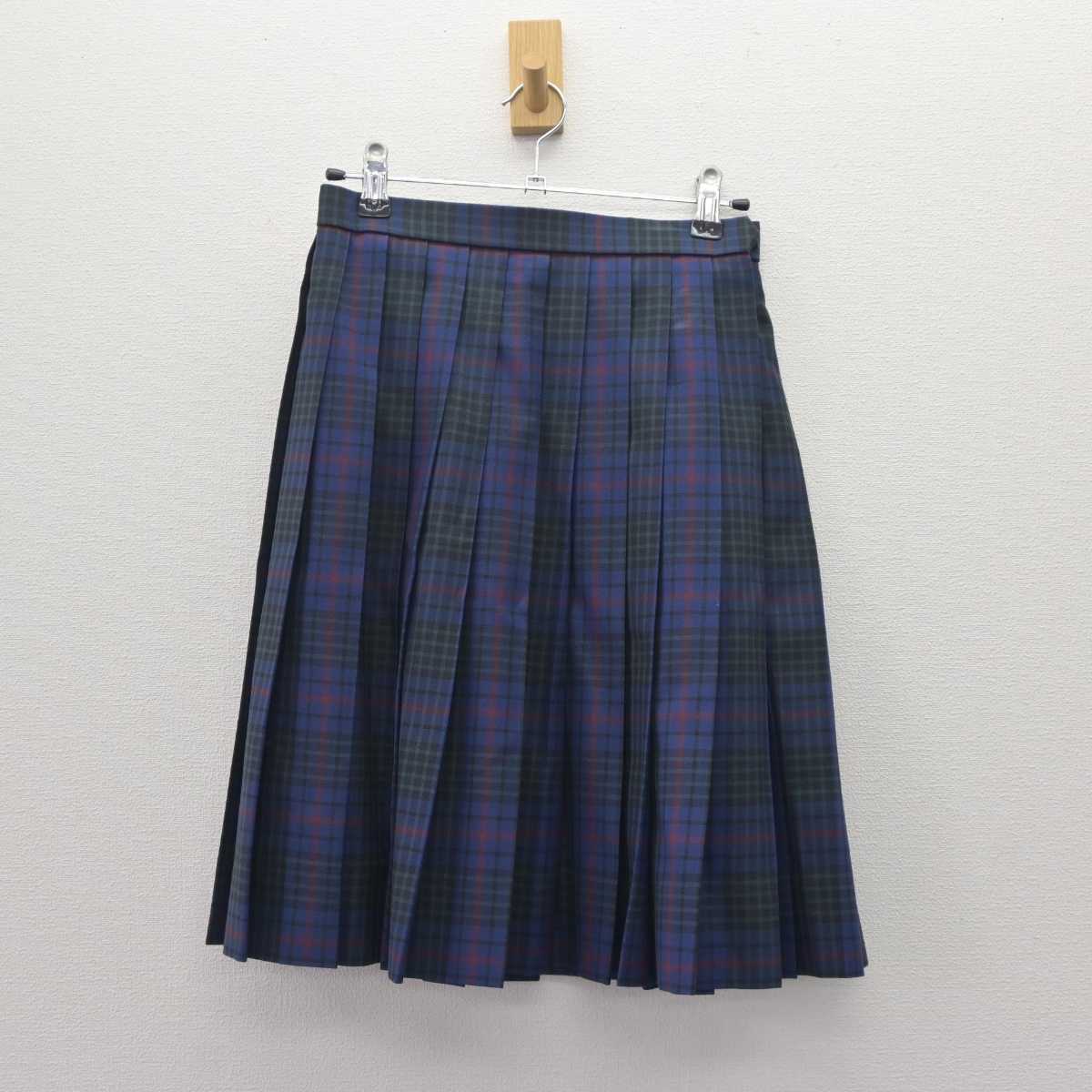 【中古】東京都 江戸川女子中学校・高等学校 女子制服 2点 (ブレザー・スカート) sf063883