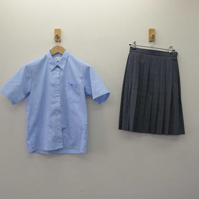 【中古】東京都 江戸川女子中学校・高等学校 女子制服 2点 (シャツ・スカート) sf063884