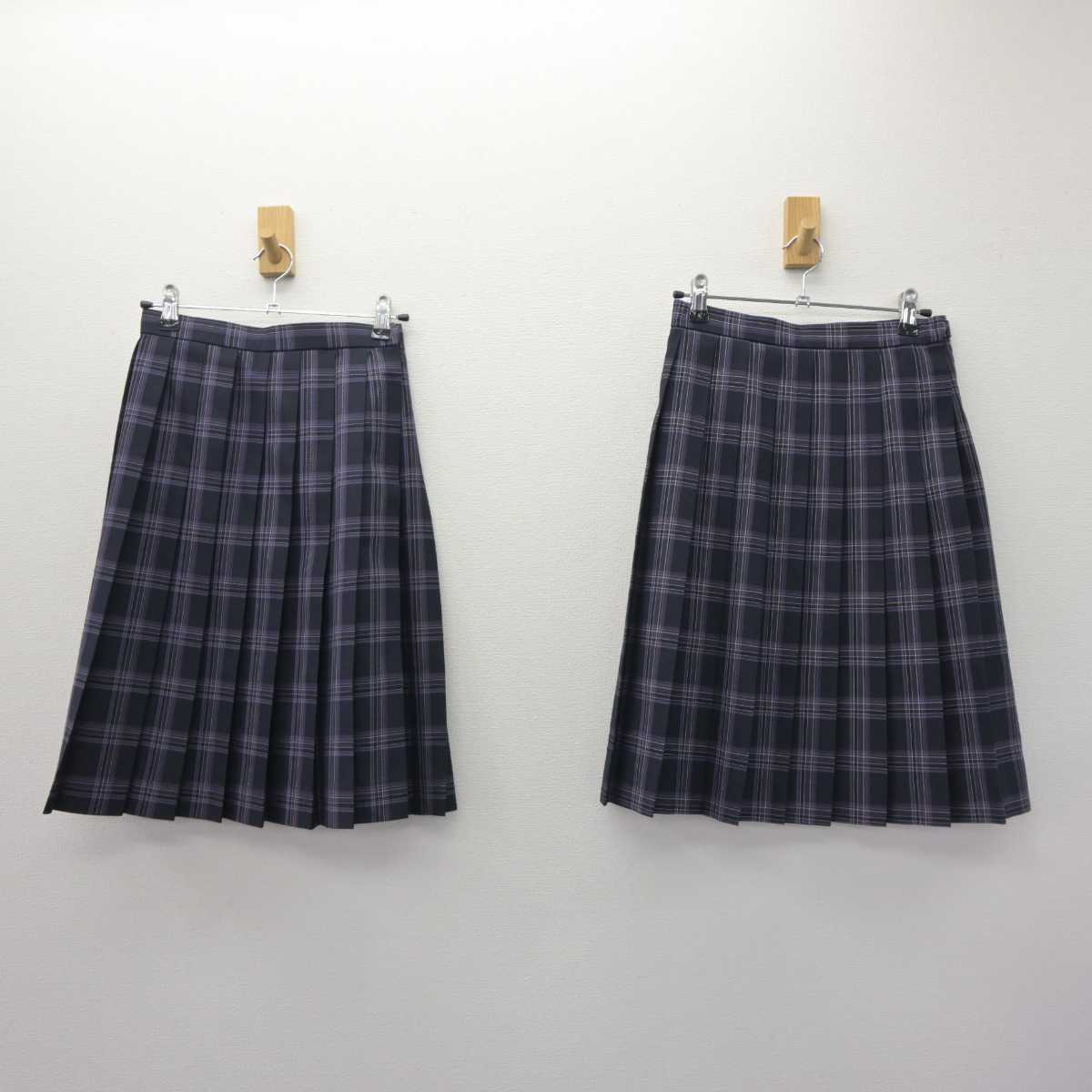 【中古】山形県 川西中学校 女子制服 4点 (ブレザー・シャツ・スカート) sf063888