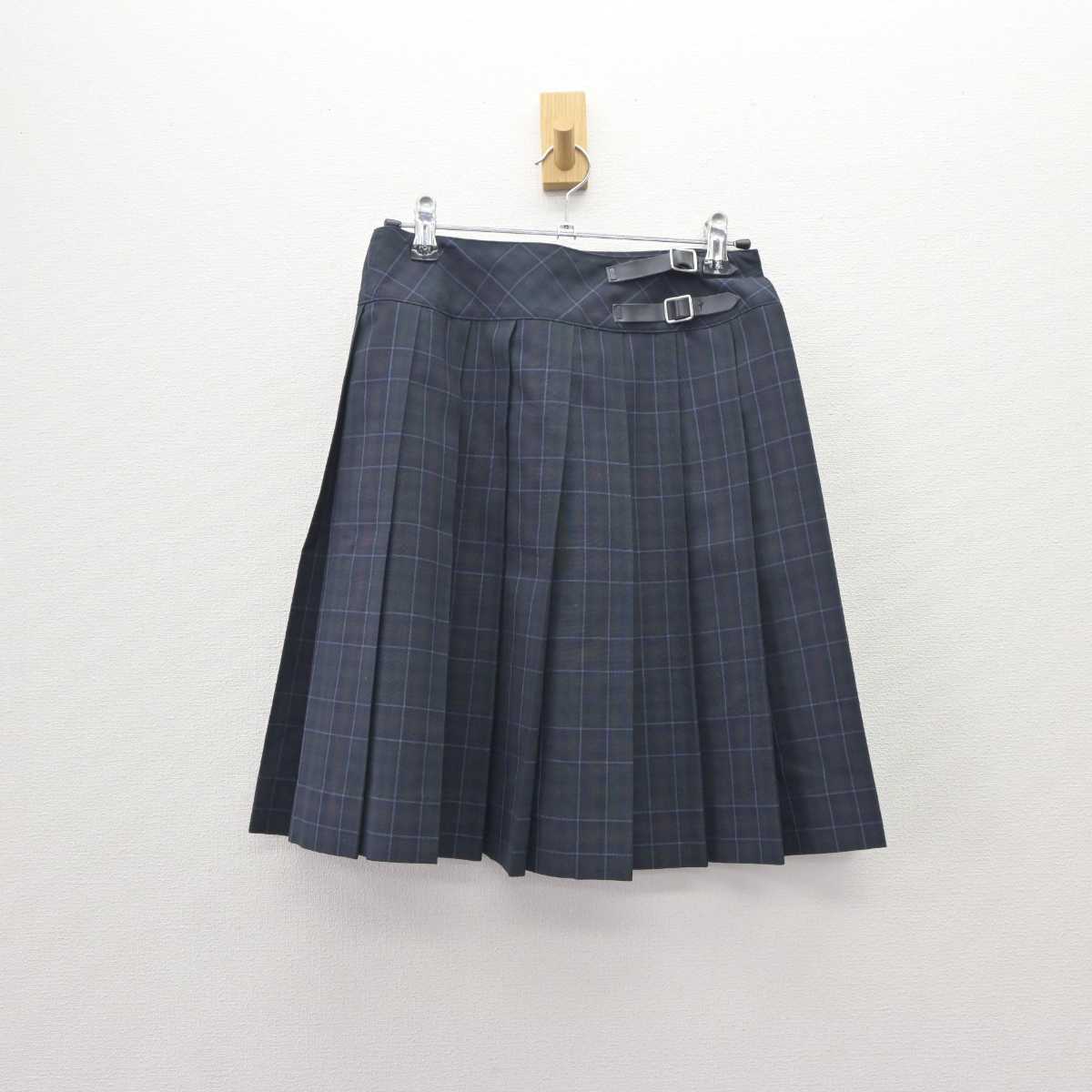 【中古】山形県 南陽高等学校 女子制服 3点 (ニットベスト・シャツ・スカート) sf063893