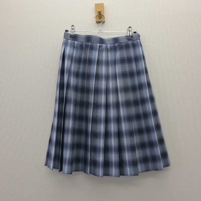 【中古】宮崎県 宮崎日本大学 中学校・高等学校 女子制服 4点 (ニットベスト・シャツ・スカート) sf063896