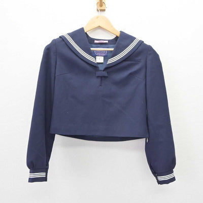 【中古】北海道 釧路市立共栄中学校 女子制服 2点 (セーラー服・スカート) sf063911