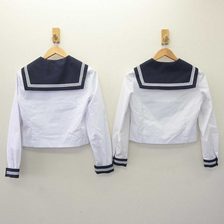U285/S1023(中古)北海道 釧路市立共栄中学校 女子制服5点 /M/W63