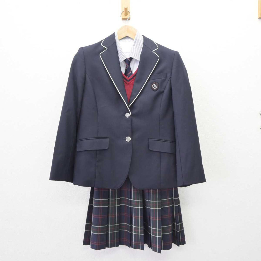 【中古】鳥取県 米子松蔭高等学校 女子制服 5点 (ブレザー・ニット・シャツ・スカート) sf063916 | 中古制服通販パレイド