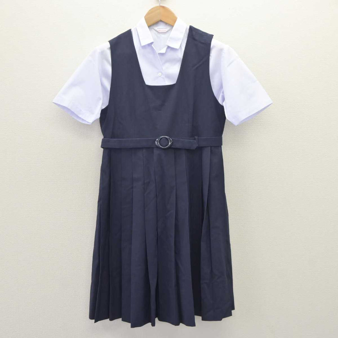 【中古】千葉県 柏市立柏中学校 女子制服 2点 (シャツ・ジャンパースカート) sf063936 | 中古制服通販パレイド