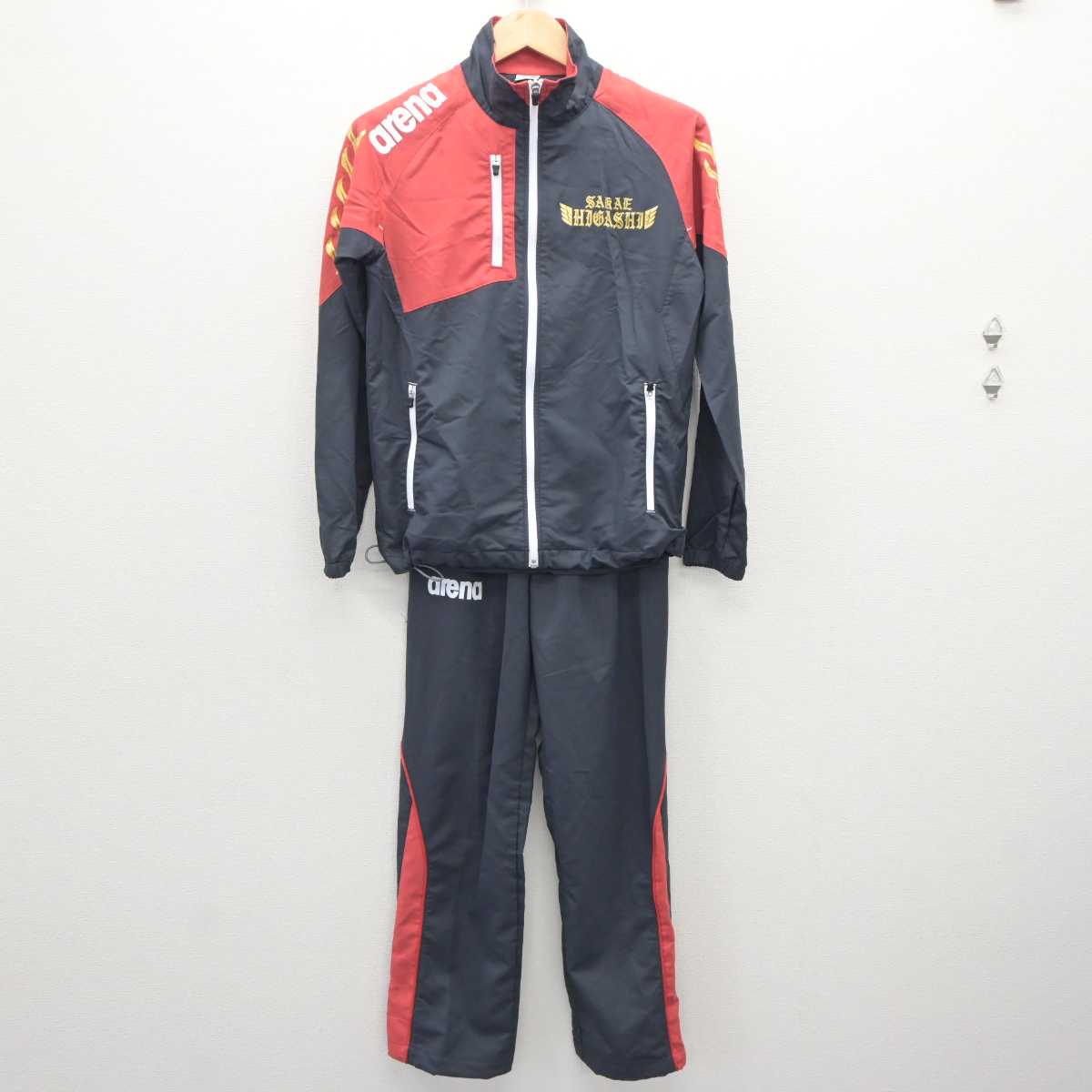 【中古】埼玉県 栄東中学・高等学校/水泳部 女子制服 2点 (部活ユニフォーム 上・部活ユニフォーム 下) sf063954