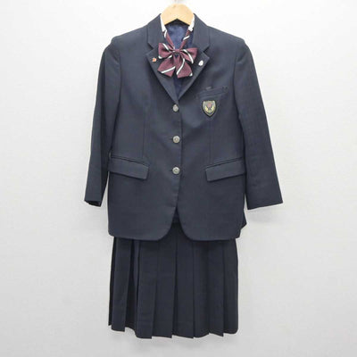 【中古】埼玉県 栄東中学・高等学校 女子制服 6点 (ブレザー・ベスト・スカート) sf063955