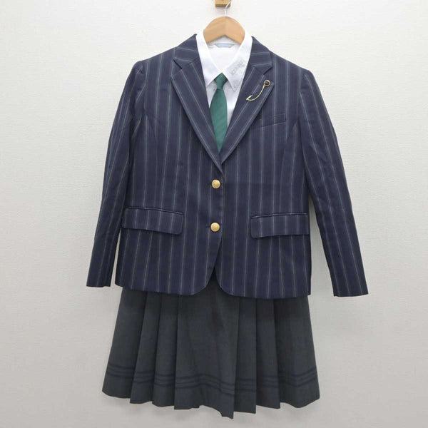 【中古】大阪府 賢明学院高等学校 女子制服 5点 (ブレザー・シャツ・スカート) sf063967 | 中古制服通販パレイド