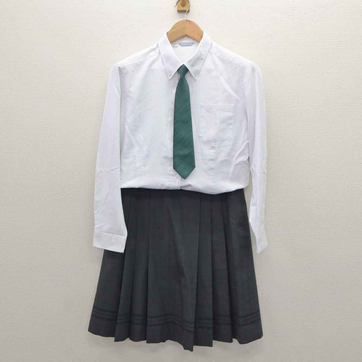 中古】大阪府 賢明学院高等学校 女子制服 5点 (ブレザー・シャツ・スカート) sf063967 | 中古制服通販パレイド