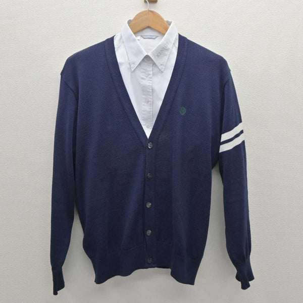 【中古】大阪府 賢明学院高等学校 女子制服 2点 (ニット・シャツ) sf063970 | 中古制服通販パレイド