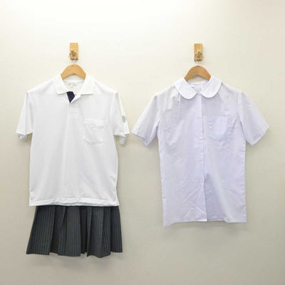 【中古】大阪府 和泉中学校 女子制服 3点 (シャツ・シャツ・スカート) sf063976