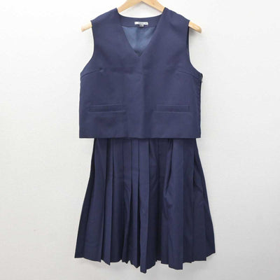 【中古】埼玉県 平野中学校 女子制服 3点 (ブレザー・ベスト・スカート) sf063983