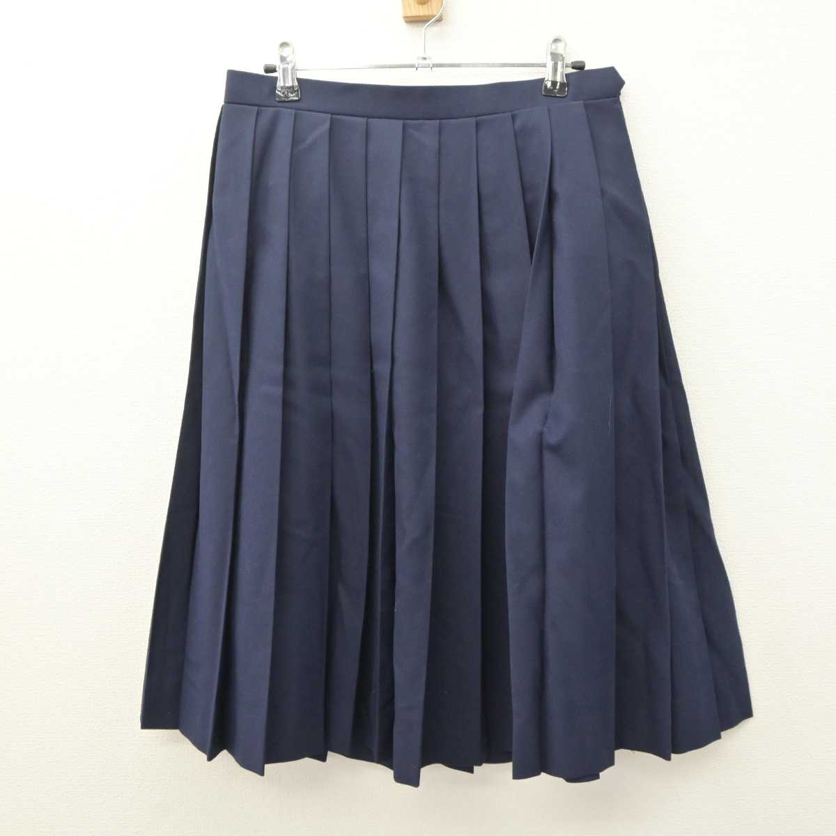 【中古】埼玉県 平野中学校 女子制服 3点 (ブレザー・ベスト・スカート) sf063983