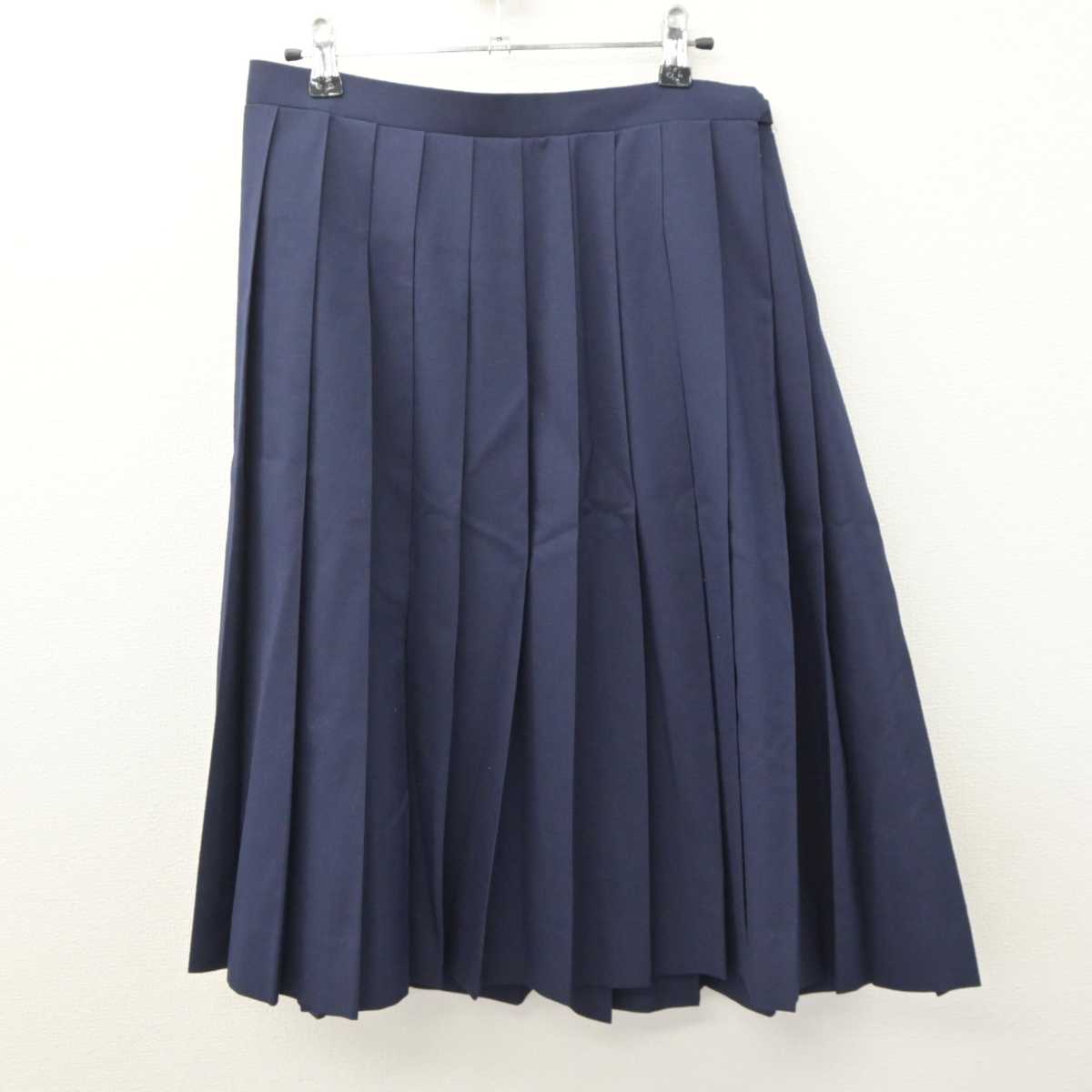 【中古】埼玉県 平野中学校 女子制服 4点 (ベスト・シャツ・スカート) sf063985