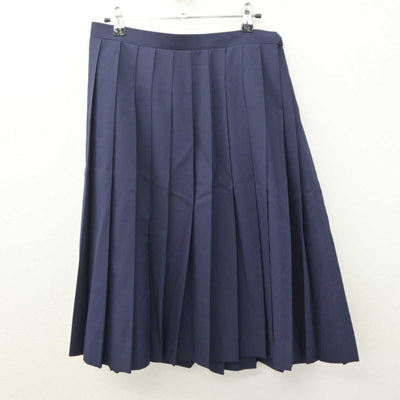 【中古】埼玉県 平野中学校 女子制服 4点 (ベスト・シャツ・スカート) sf063985