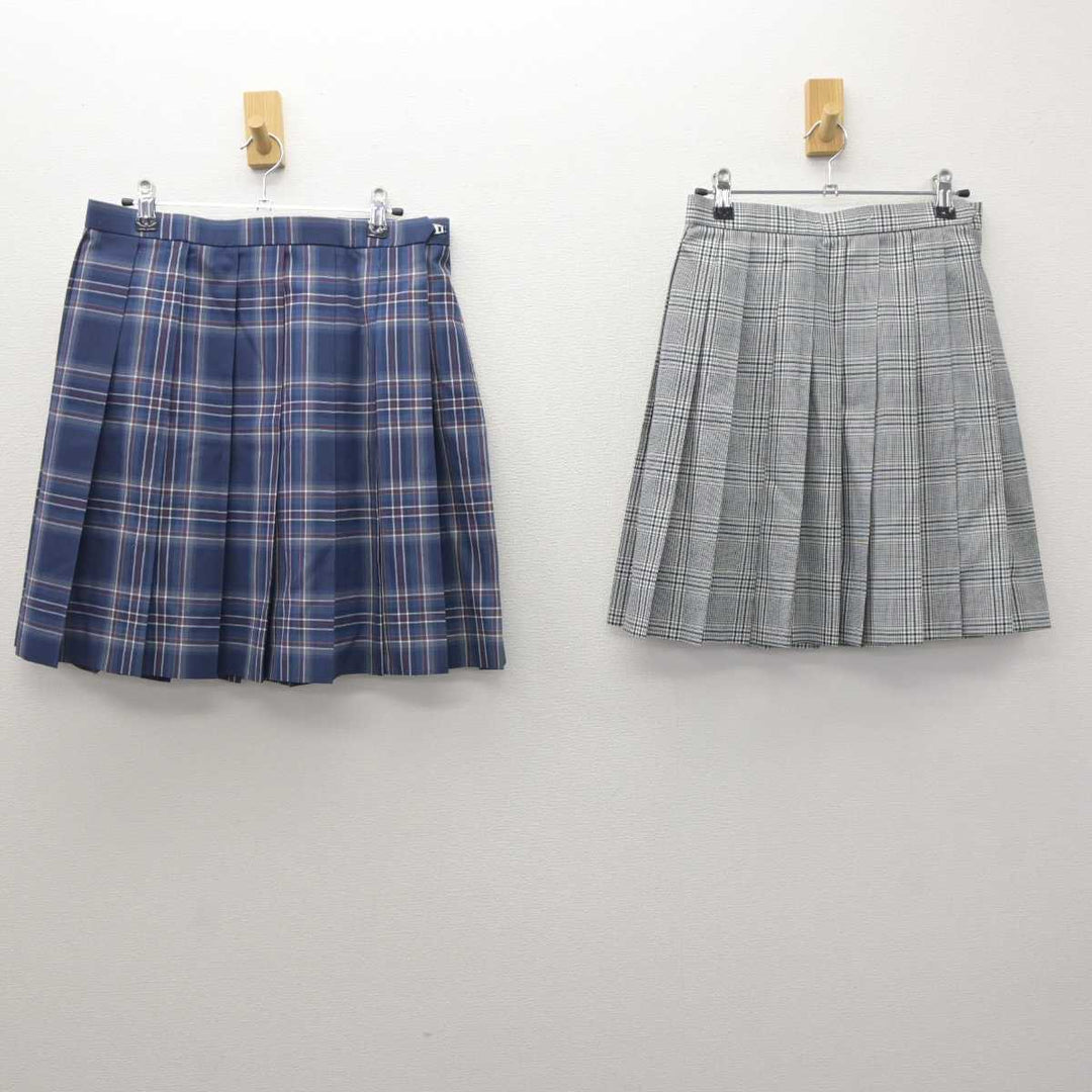 中古】東京都 桐ヶ丘高等学校 女子制服 3点 (スカート・スカート
