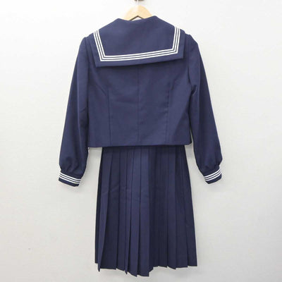 【中古】北海道 銭函中学校 女子制服 3点 (セーラー服・スカート) sf063993