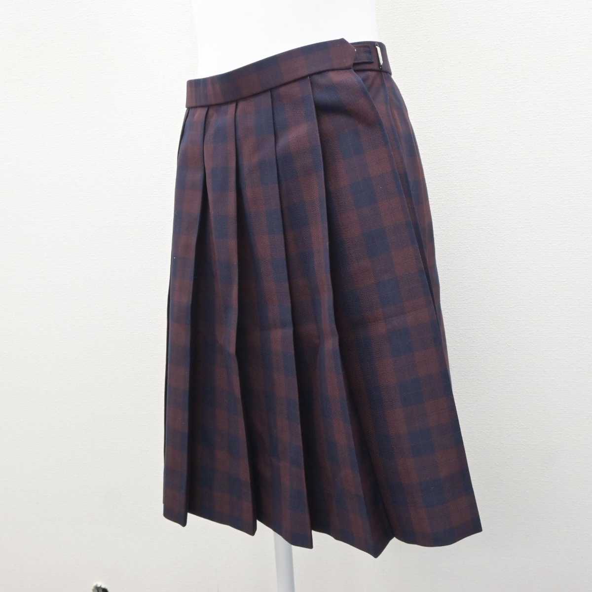 【中古】岡山県 就実中学校 女子制服 3点 (セーラー服・スカート) sf064001