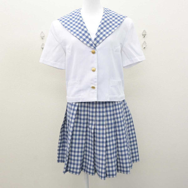 中古】岡山県 就実中学校 女子制服 2点 (セーラー服・スカート) sf064003 | 中古制服通販パレイド