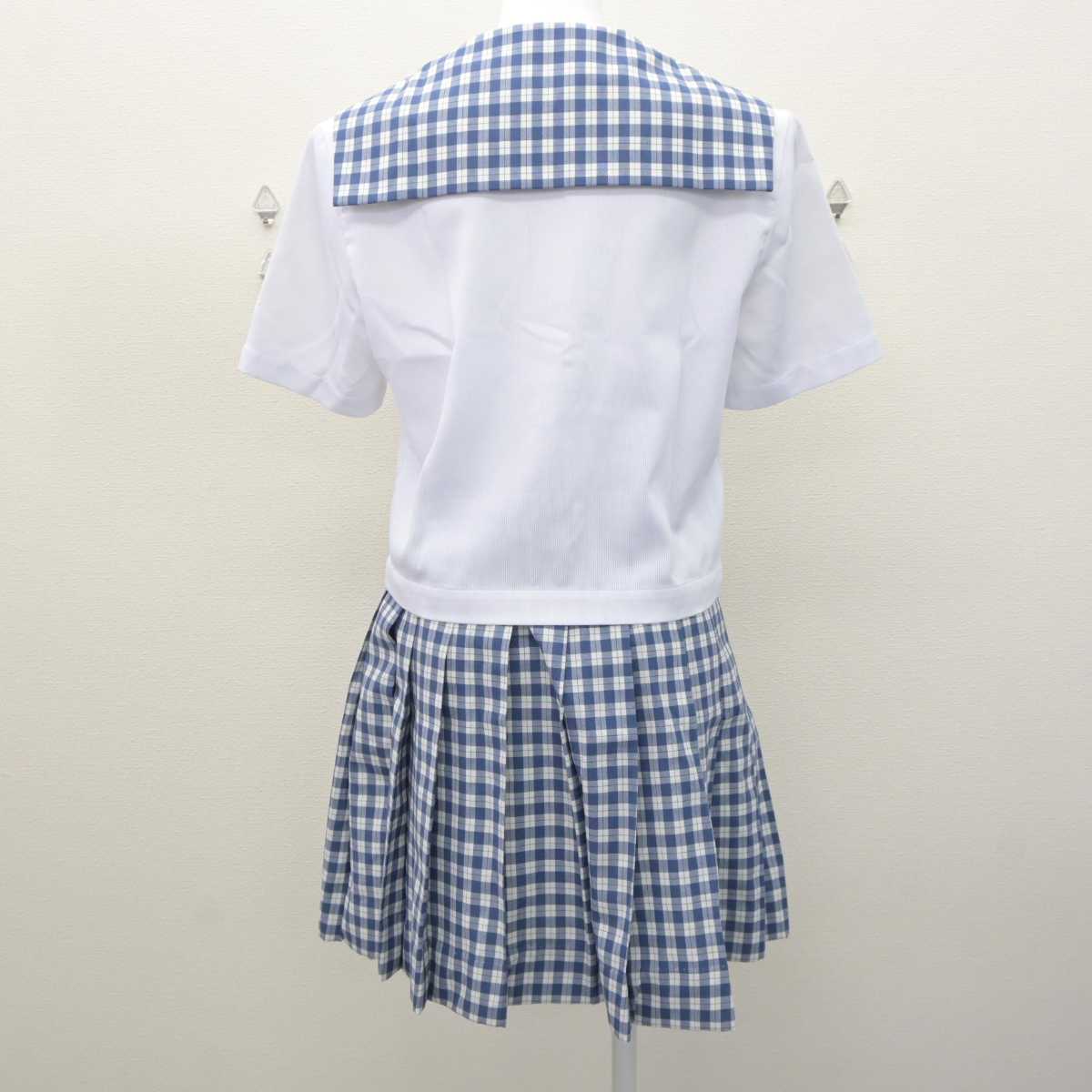 【中古】岡山県 就実中学校 女子制服 2点 (セーラー服・スカート) sf064003