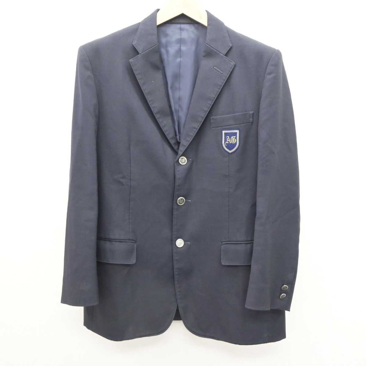 【中古】兵庫県 芦屋学園高等学校 男子制服 3点 (ブレザー・ブレザー) sf064012