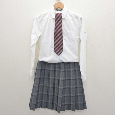 【中古】埼玉県 昌平高等学校 女子制服 4点 (ブレザー・シャツ・スカート) sf064023