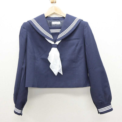 【中古】北海道 銭函中学校 女子制服 3点 (セーラー服・スカート) sf064029