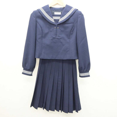 【中古】北海道 銭函中学校 女子制服 2点 (セーラー服・スカート) sf064030