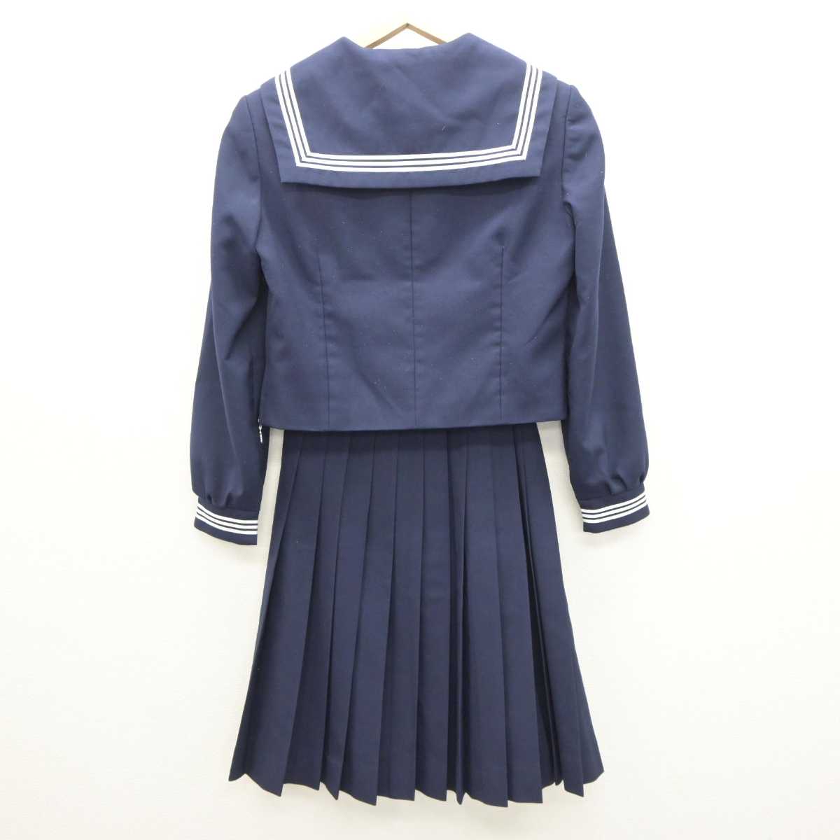 【中古】北海道 銭函中学校 女子制服 2点 (セーラー服・スカート) sf064030