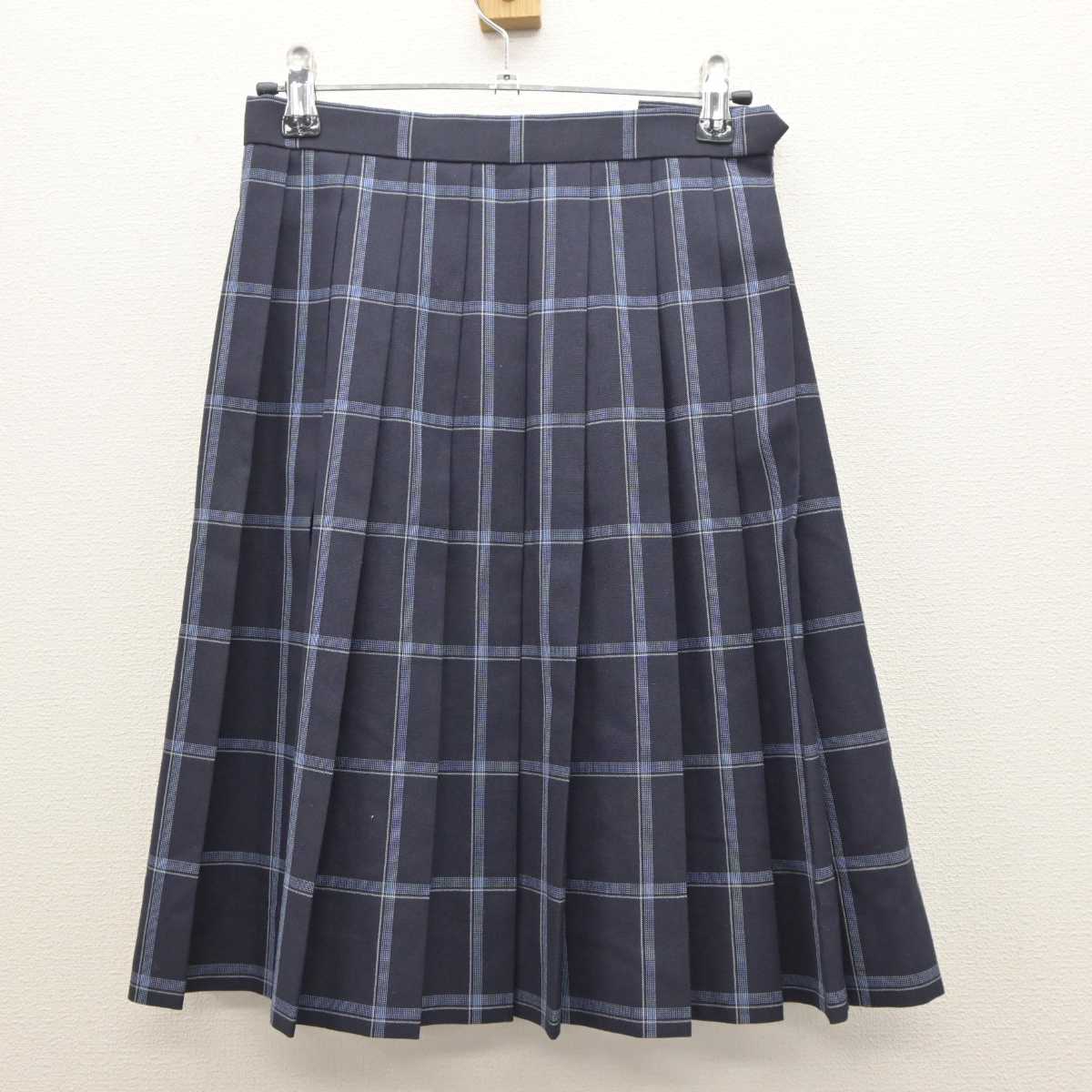 【中古】熊本県 文徳高等学校 女子制服 2点 (シャツ・スカート) sf064036