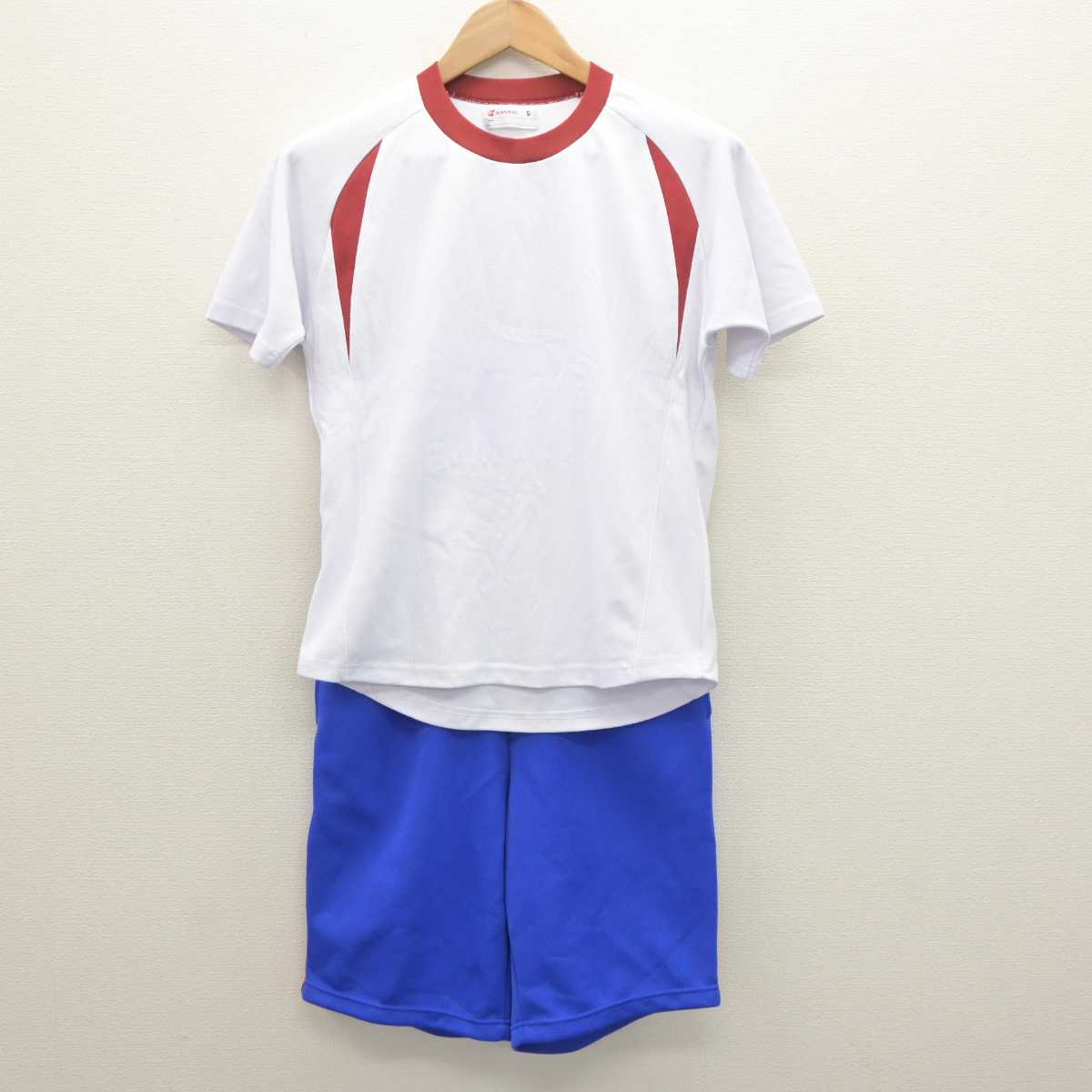 【中古】熊本県 文徳高等学校 女子制服 2点 (体操服 上・体操服 下) sf064040