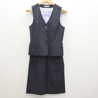 【中古】 事務服 女子制服 3点 (ジャケット・ベスト・スカート) sf064046